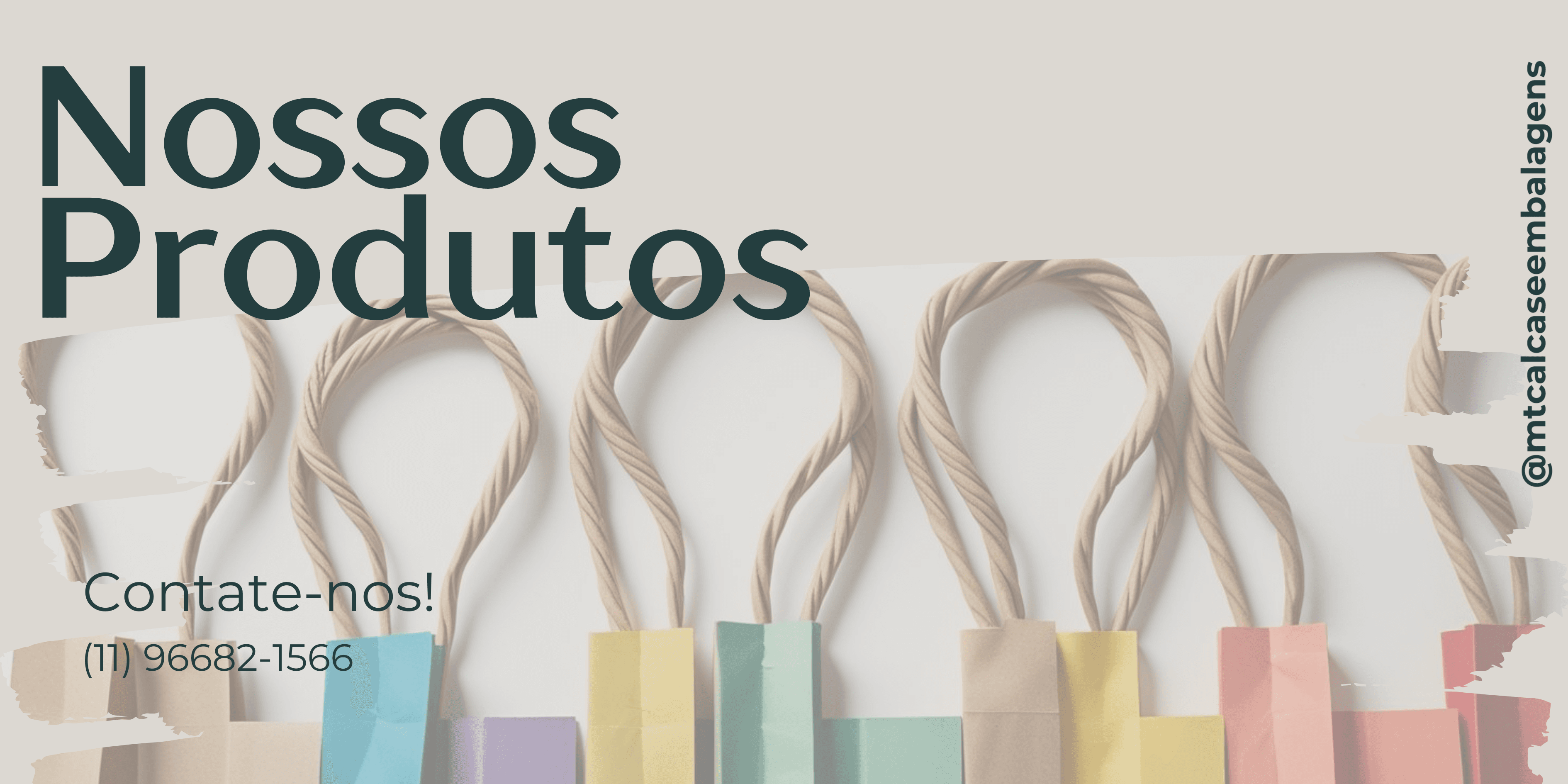 Banner de Meus produtos com alças